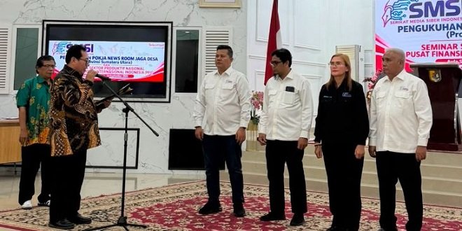 Pokja News Room Jaga Desa Sumatera Utara Resmi Dikukuhkan