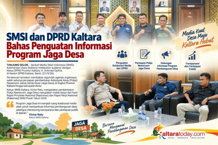SMSI dan DPRD Kaltara Bahas Penguatan Informasi Program Jaga Desa